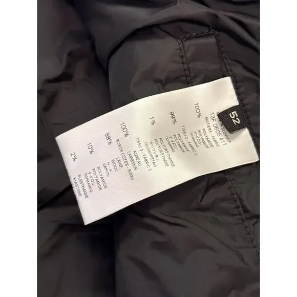 Givenchy Plaid Down Quilted Vest Full-Zip Pockets Black/Multicolor Mens Size 52 - Picture 13 of 16